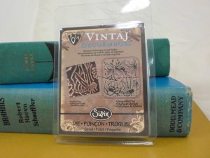 Vintaj metal embossing folder to help you make textures for your project and jewelry making.